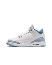 Jordan retro 3 blanco x azul