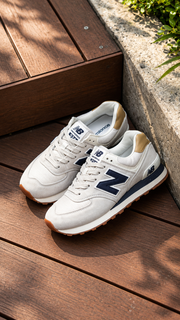 New Balance 574 Azul crema