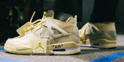 Off White Jordan retro 4 "Sail"
